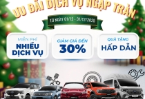 CHĂM XE CUỐI NĂM – NHẬN NGÀN QUÀ TẶNG TẠI FORD BÀ RỊA VŨNG TÀU